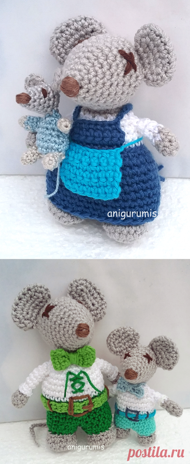 anigurumis: Узор Ratona amigurumi