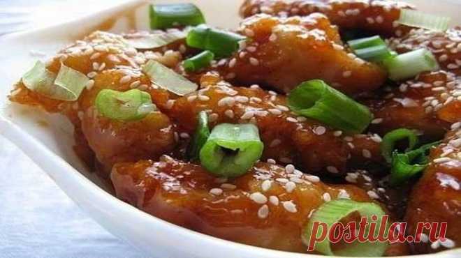 Медовая курица в кунжуте Это необычное блюдо понравится тем, кто любит азиатскую кухню. Простое и быстрое.