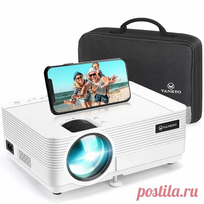 Vankyo leisure 470 mini projector phone same screen synchronize full hd 1080p 4000lumens portable projector with multimedia port Sale - Banggood.com