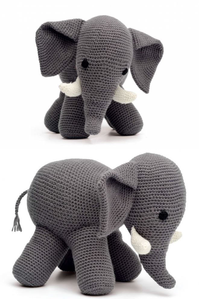 Слоник Гоша амигуруми. Вязаный слон. Вязаные игрушки слоники.