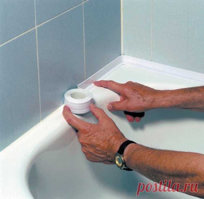 Как заделать щель между стеной и ванной / Домоседы