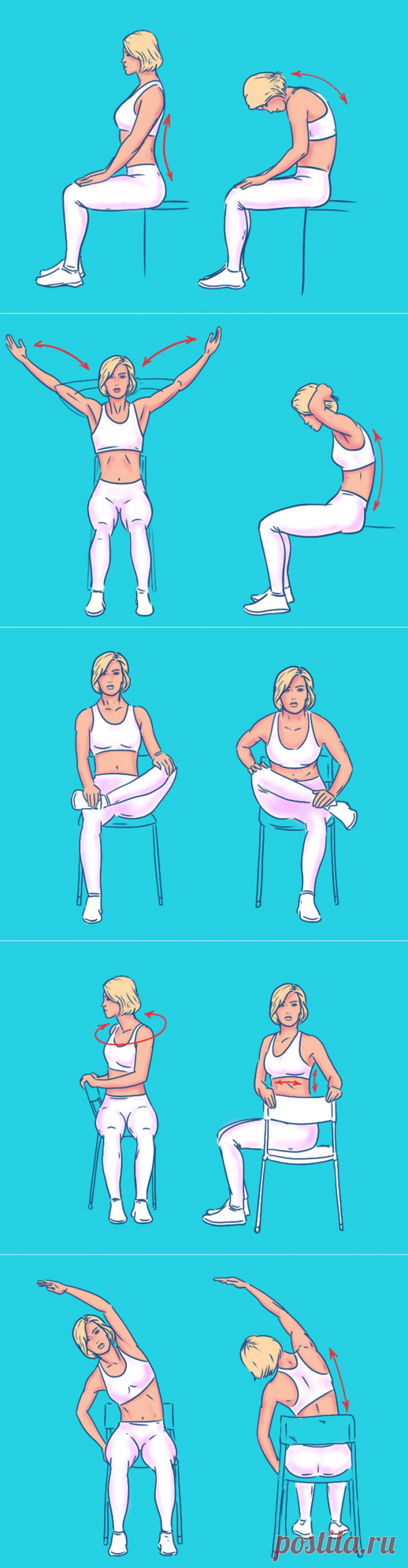 Пятерка упражнений для спины с эффектом массажа: как будто только что помял массажист