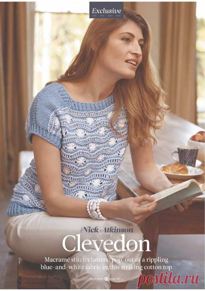 Кофточка Clevedon с элементами макраме (The Knitter 44). Спицами. / vjazhi.ru