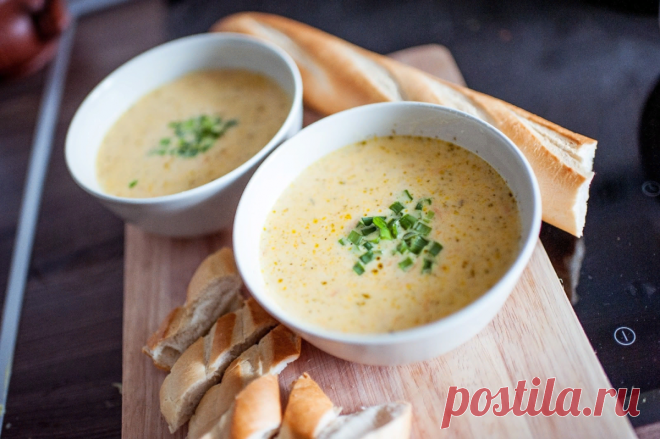 Сырный суп с плавленным сыром - самый быстрый рецепт - БУДЕТ ВКУСНО! - медиаплатформа МирТесен