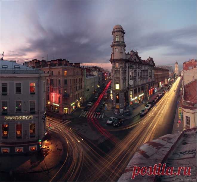 Ночной Санкт-Петербург