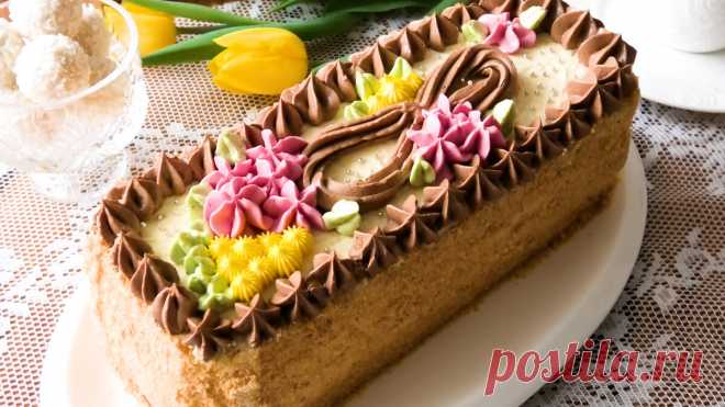 Настоящий торт *Сказка* Очень вкусный праздничный торт | ПРОСТОРЕЦЕПТ | Яндекс Дзен