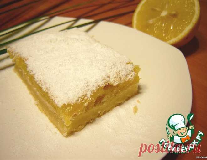 Лимонные пирожные — в меру сладкие, с приятной лимонной кислинкой и очень ароматное