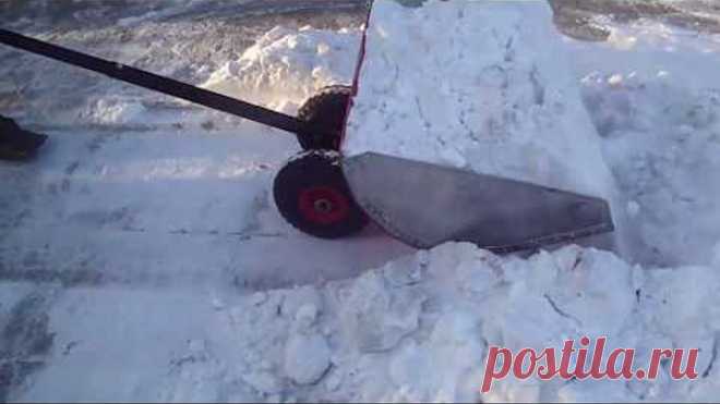 Пробный выезд Супер лопаты в снег