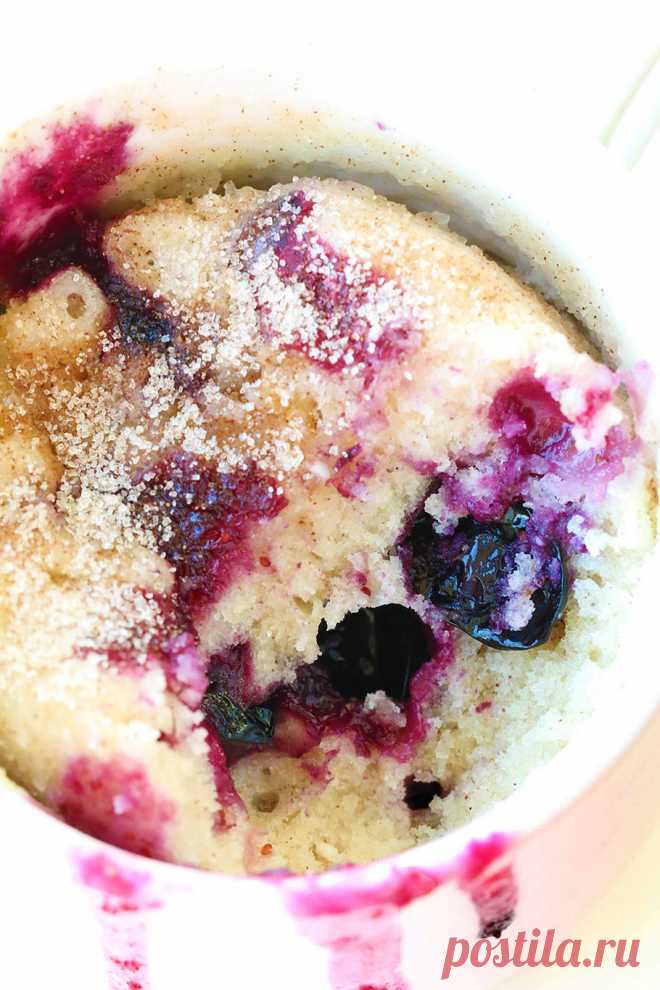 Perfect Blueberry Muffin Mug Cake Recipe