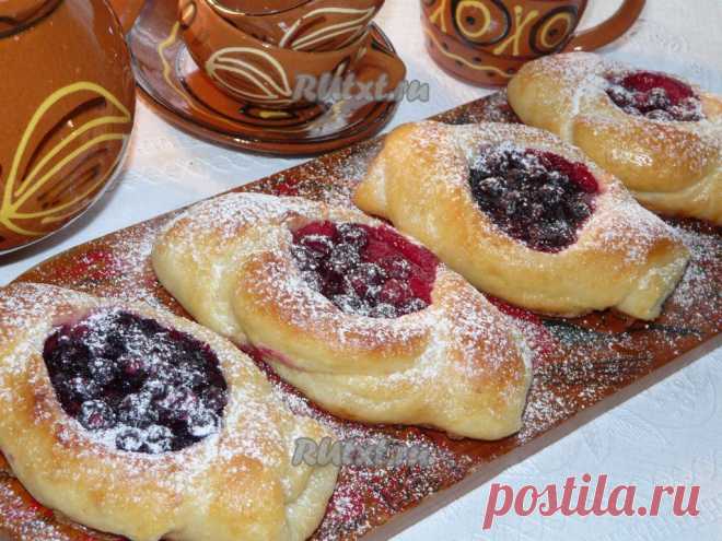 Пирожки "Лодочки" с ягодами ( с фото) | RUtxt.ru