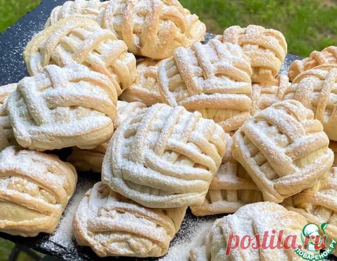 Печенье с яблочно-ореховой начинкой – кулинарный рецепт