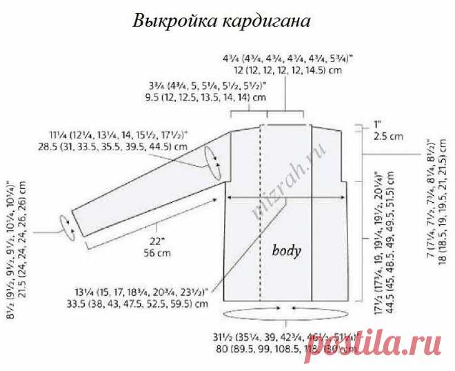 Кардиган "Акадия" спицами (все размеры) + перевод схемы. Обсуждение на LiveInternet - Российский  Онлайн-Дневников