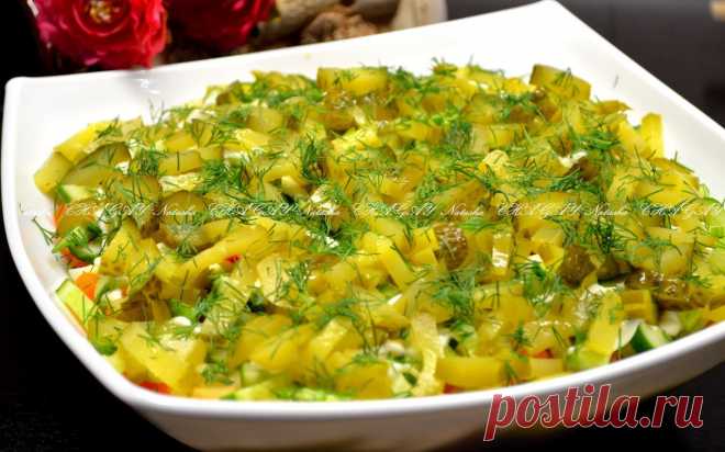 Вкусный и сытный: салат с копченой курицей “Боярский” | Вкусные рецепты