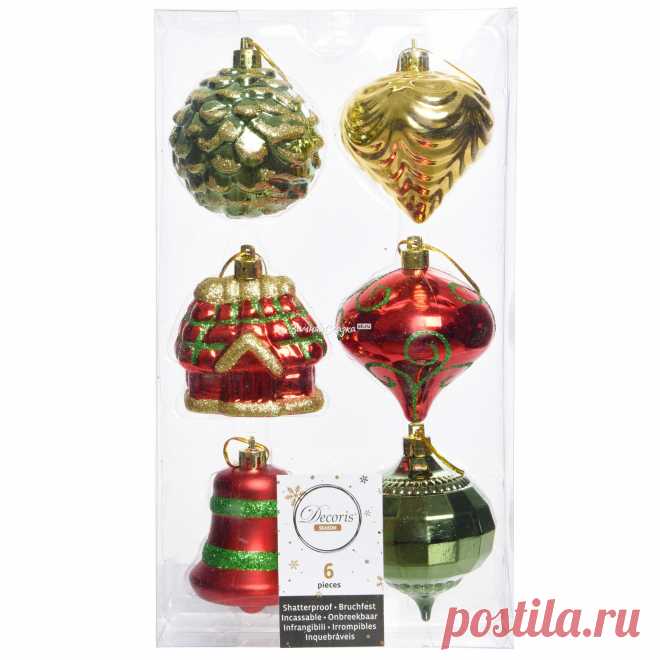 Set of Christmas Ornaments Christmas Mix 6 cm, 6 PCs, Pendants (Kaemingk) Set of Christmas Ornaments Christmas Mix 6 cm, 6 PCs, Pendants (Kaemingk)

Article: ID48083

A country: Netherlands

Production: China

Three-dimensional droplets, cones, a Christmas bell and a fairy-tale house-all the attributes of a winter ho...