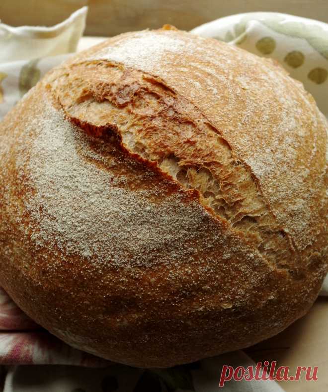 Цельнозерновой хлеб на закваске - Sourdough Whole Wheat Bread