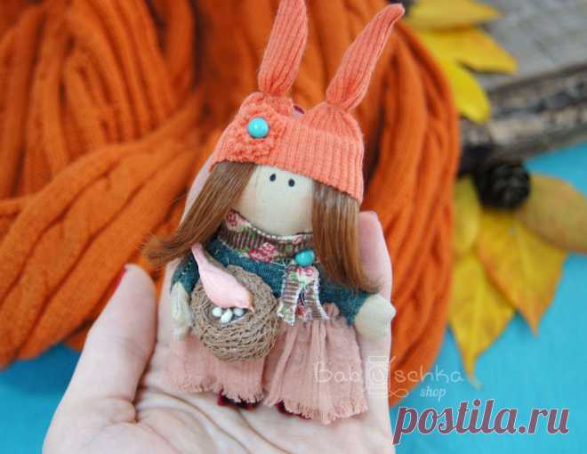 Создаем текстильную брошь-брелок «Девочка-Осень» - Ярмарка Мастеров - ручная работа, handmade
