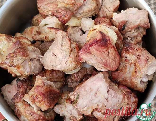 Сочный свиной шашлык из шеи – кулинарный рецепт