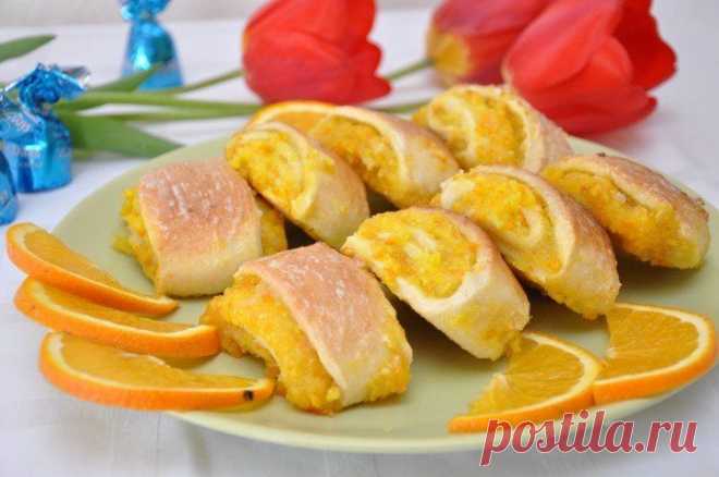 Как приготовить апельсиновые печенья - рецепт, ингридиенты и фотографии