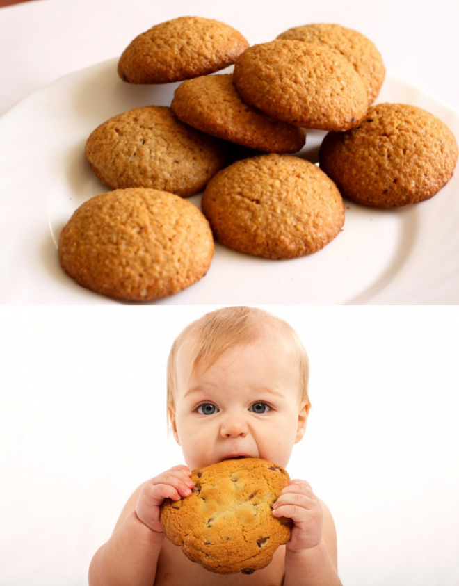 Печенье. Печенье для детей. Несложное печенье для детей. Детские печенья для малышей.