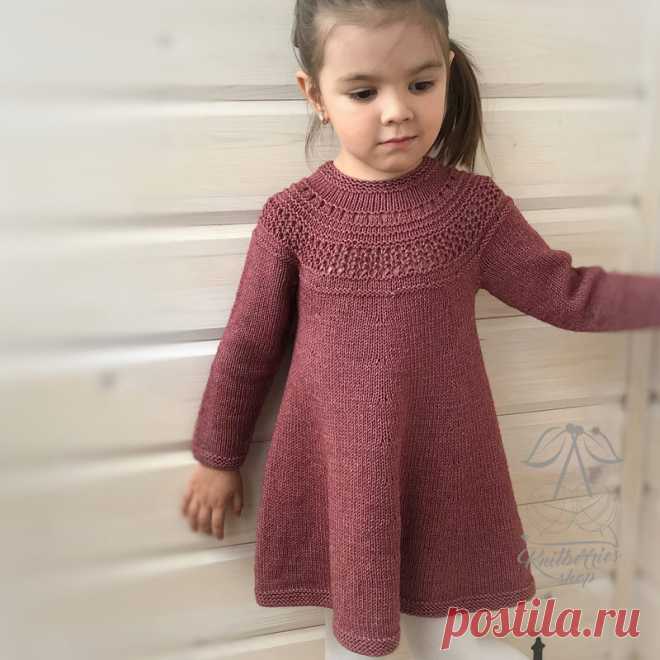 Описание платья «Мистен» - Knitberries-shop