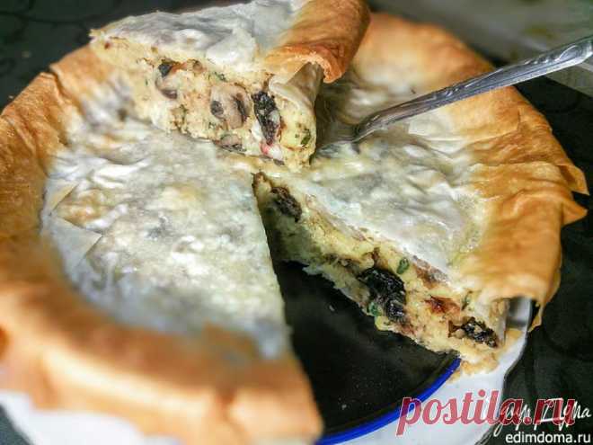 Картофельно-грибной торт с черносливом | Кулинарные рецепты от «Едим дома!»