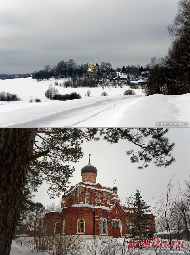 Россия, храмы,  зимний день