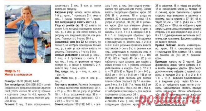 ЖИЛЕТЫ СПИЦАМИ С ОПИСАНИЕМ И СХЕМАМИ | Ольга Викторова Вязание - от хобби к мастерству | Дзен