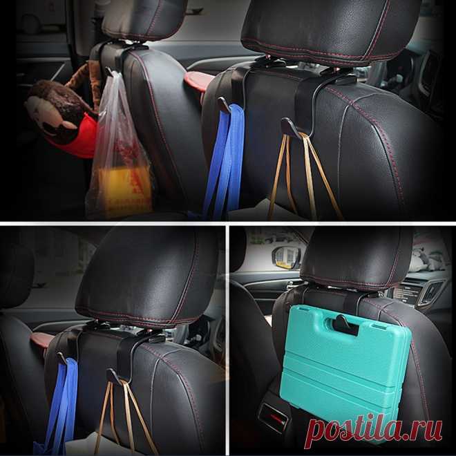 Универсальный автомобильный крючок на спинку сиденья, 1/2 шт., автомобильные аксессуары, переносная вешалка для салона, держатель для хранения автомобильной сумки, кошелек, украшение из ткани|Орнаменты| | АлиЭкспресс