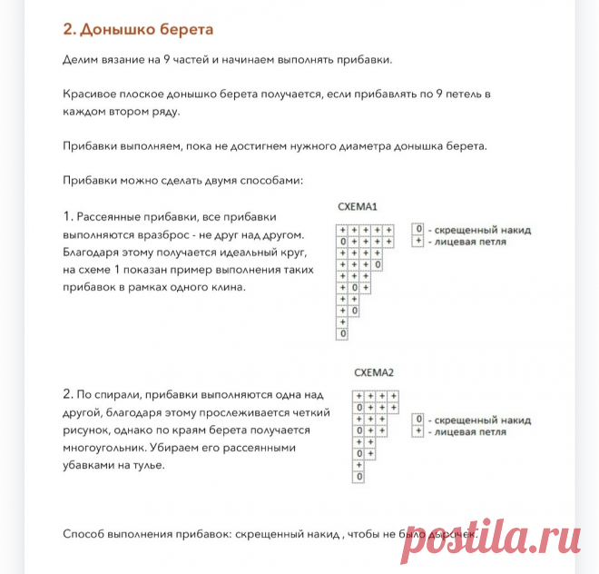 Связать за вечер сможет даже новичок: идеи для вязания весенних беретов. Описания со схемами и точные выкройки | Вяжем с Бабуковой | Дзен