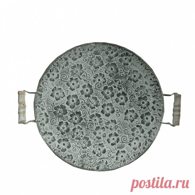 Ручной круглый плоский с металлическими пластинами Ретро десертный торт тарелка для хлеба декоративный античный поднос с деревянными ручками для ресторана | Дом и сад | АлиЭкспресс