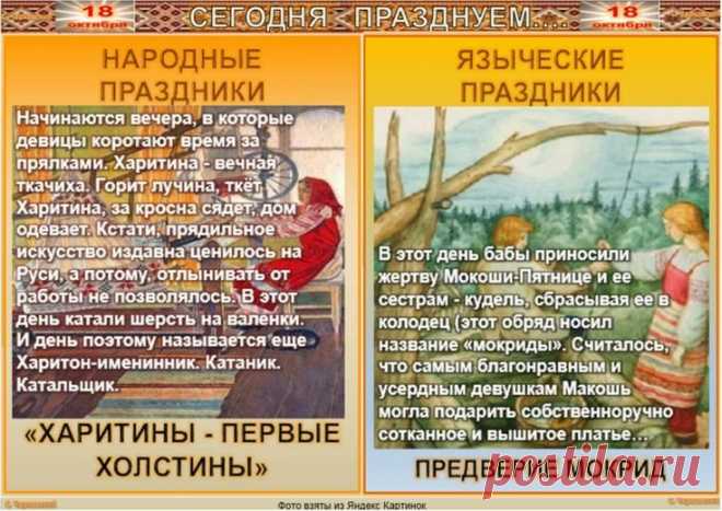 На Харитины в старину ткали холсты, в которые прятали тепло рук и силу сердца. Пусть и ваши дела несут радость и поддержку.
Открытки на Харитины — первые холстины.