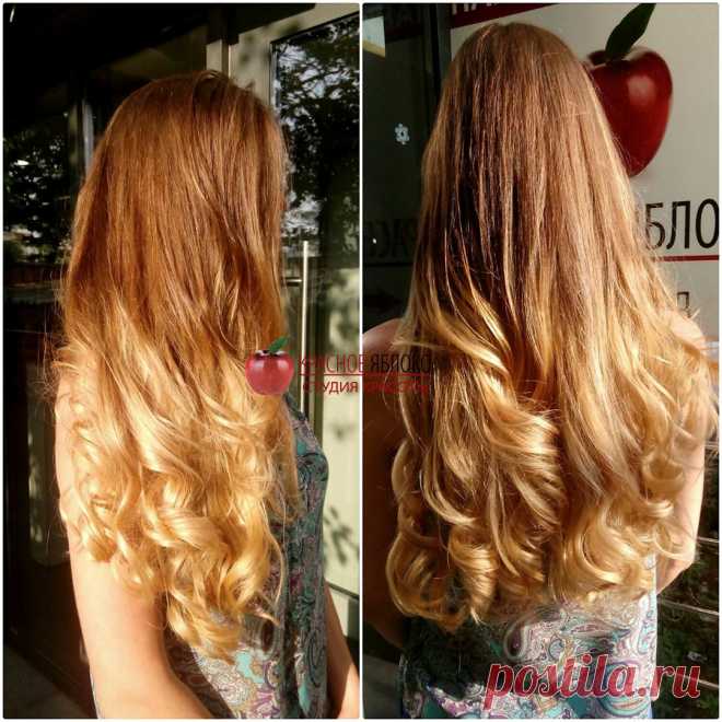 Современные⭐ методы покраски очень🌷 выгодно смотрятся на👩 длинных волосах. Великолепное💁 модное окрашивание, выполненное👑 в технике омбре представляет Елена💜 Симонян м.Кузьминки