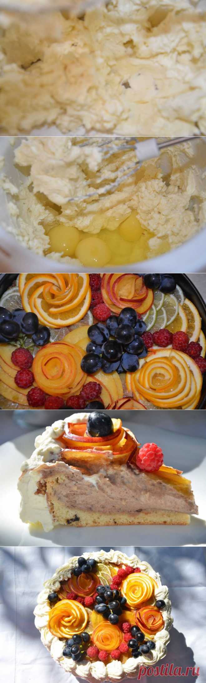 Шоколадный чизкейк с фруктами - пошаговый рецепт с фото - шоколадный чизкейк с фруктами - как готовить: ингредиенты, состав, время приготовления - Леди@Mail.Ru