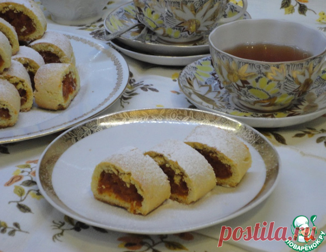 Апельсиново-абрикосовое печенье – кулинарный рецепт