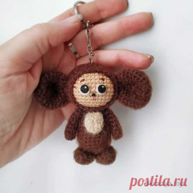 PDF Чебурашка крючком. FREE crochet pattern; Аmigurumi doll patterns. Амигуруми схемы и описания на русском. Вязаные игрушки и поделки своими руками #amimore - Чебурашка из детского мультфильма Крокодил Гена и его друзья.