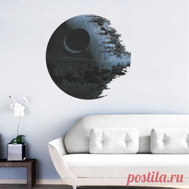 sticker background Picture - More Detailed Picture about ultimately weapon Death Star wall stickers movie fans home decor zooyoo1441 kids wall decal mural art cartoon adesivo de parede Picture in Wall Stickers from Nanjing Color Home Decor Ltd | Aliexpress.com | Alibaba Group