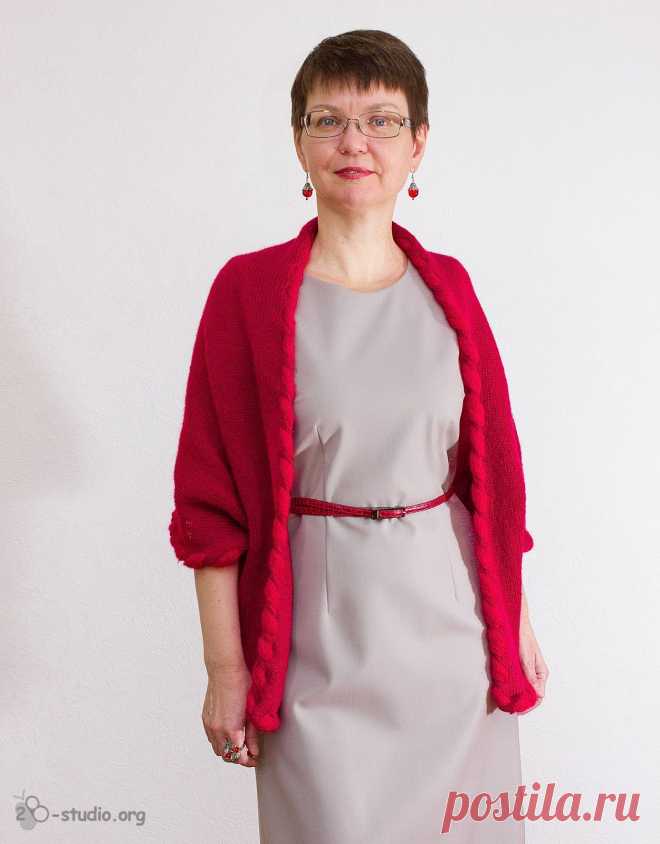 2b-studio Вязаные трансформеры и одежда для полных женщин, для будущих мам и для креативных натур!: Вязаный трансформер: шарф-жилет-болеро