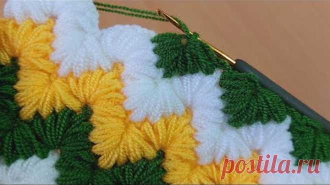 a very suitable crochet for soft bags and blankets /kese ve bebek battaniyesi için güzel bir tığ işi
