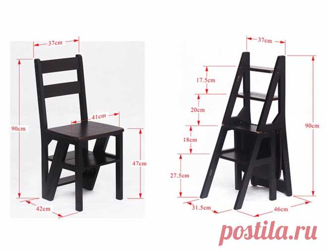 Чертежи табурет стремянка: чертежи с размерами + Видео — Интернет магазин мебели 