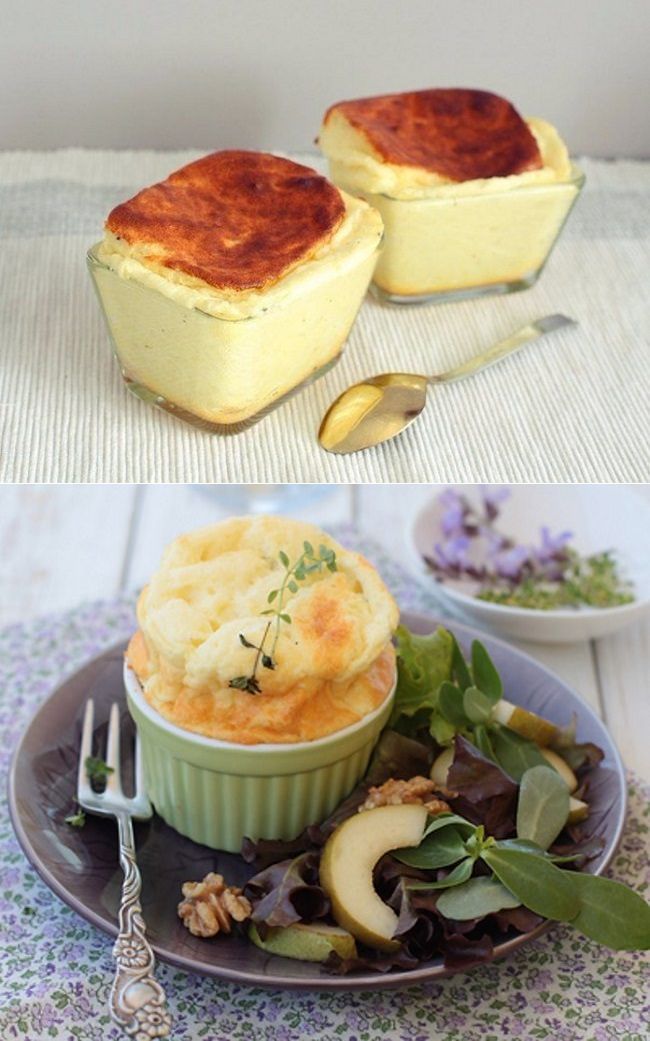 Сырное суфле рецепт с фото
