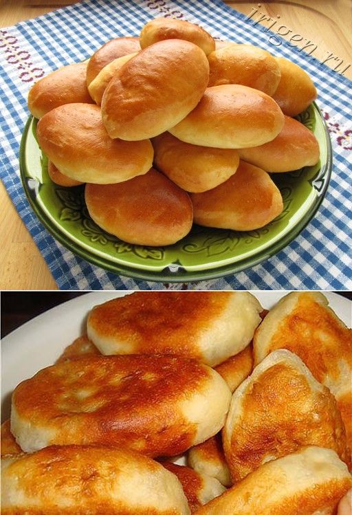Русский пирожок жареный