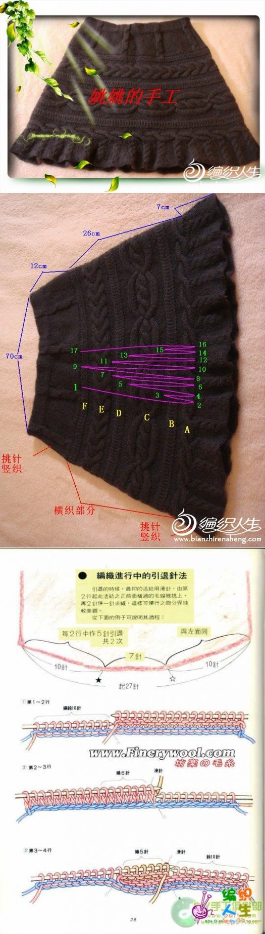 вязание укороченными рядами. юбка связанная укороченными рядами поперек. вязание укороченными рядами модели. вязаная шапка укороченными рядами. поперечное вязание укороченными рядами.