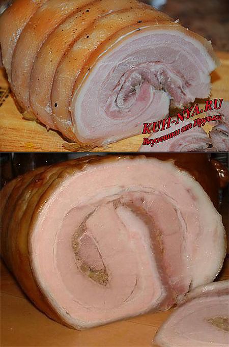 Свиной рулет рецепт с фото пошагово